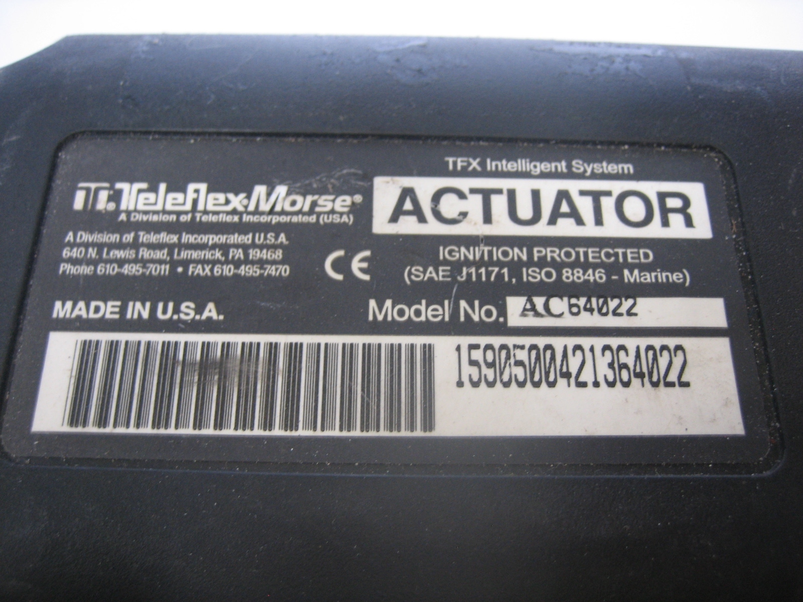 Teleflex Morse Shift Actuator w/27' Cable AC64022 F/ i6000