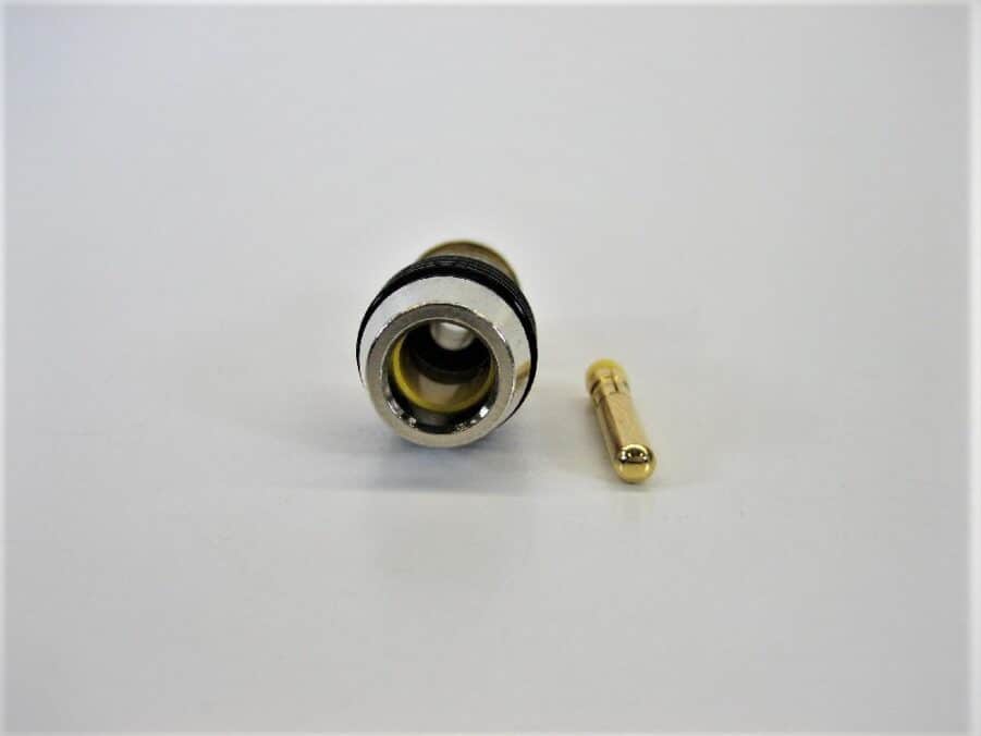 (Lot of 27) Monster Cable Gold Plated Brass RCA Male Plug - Red - Free Shipping - Image 4
