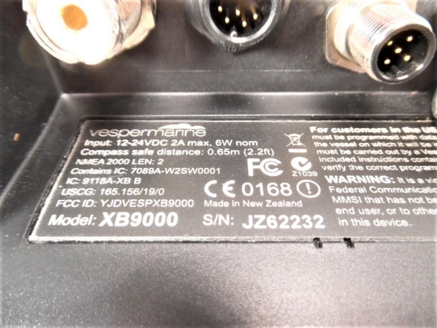 Vespermarine - Watchmate Vision - XB9000 - Class B AIS Transponder - Tested Good - Image 11