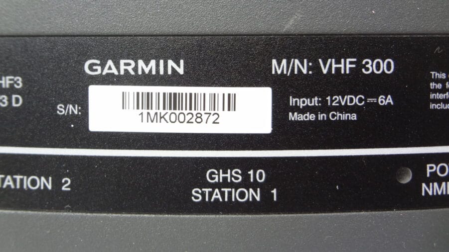 Garmin VHF 300 Compact Marine VHF Two-Way Radio Transceiver Unit No NMEA 2K - Image 11