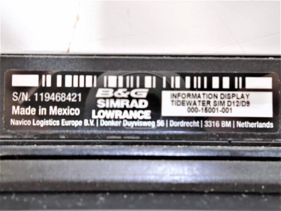 Simrad B&G Lowrance Glass Bridge Tidewater SIM D12/D9 (For Parts Or Repair) - Image 12