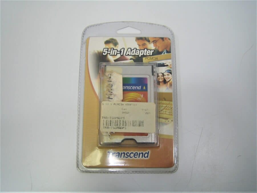 TRANSCEND TRA-TS0MADP5 5-IN-1 ADAPTER Converts to PCMCIA card format - New