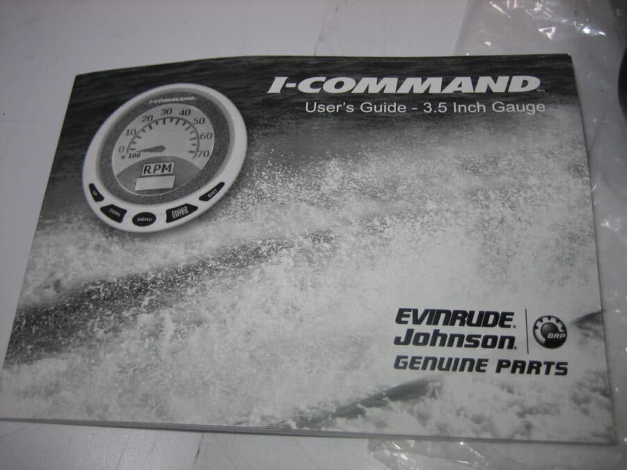 Evinrude Etec I-Command 3.5 Gauge 0767991 SW Version 2.5 - NEW IN BOX - Image 6