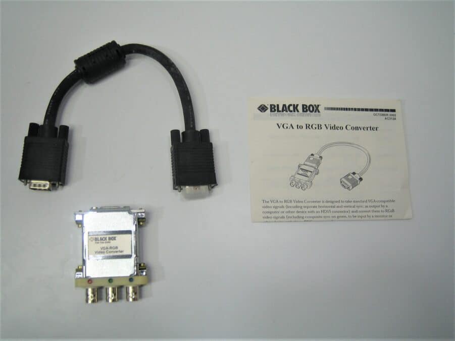 Black Box AC312A VGA to RGB Video Converter - New Open Box - Free US Shipping