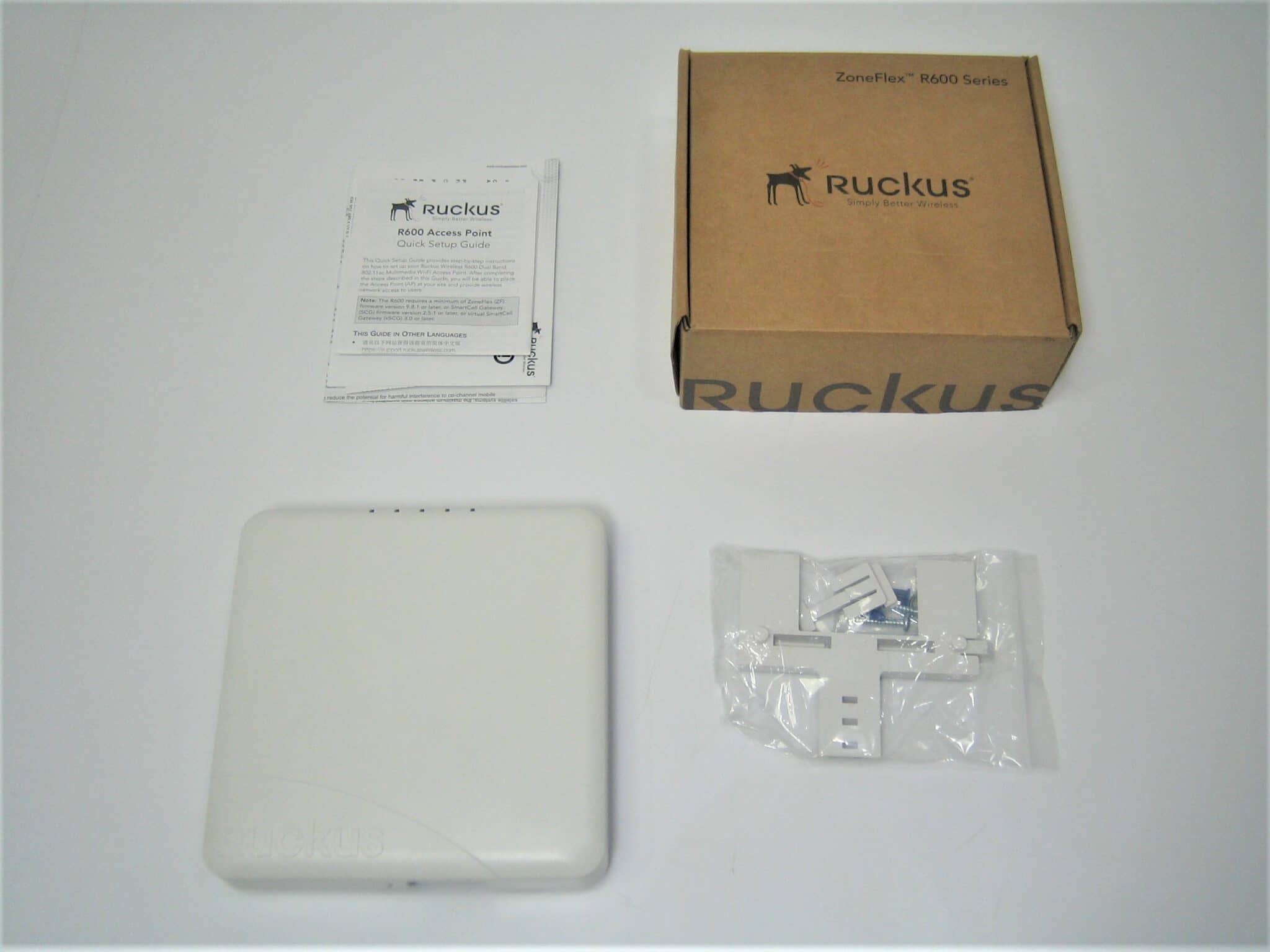 Ruckus Wireless ZoneFlex R600 Dual Band Access Point 901R600US00 Free