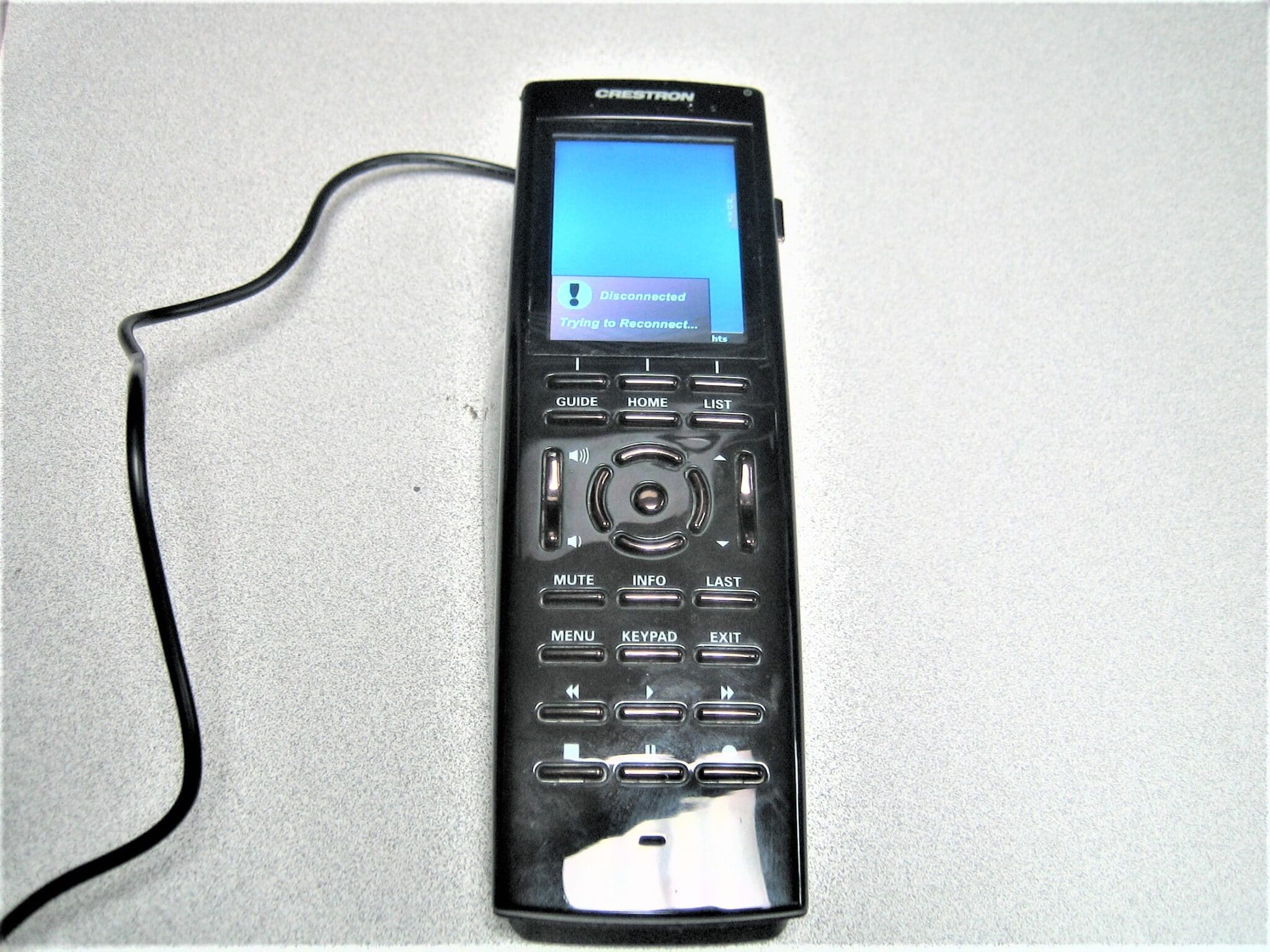 Crestron MTX-3 Handheld Touch Screen Remote w/ Docking Station w Power ...