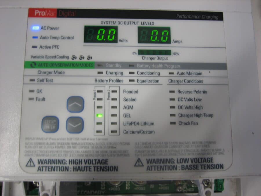 Promariner Pronautic 1250P 12v 50a 3 Bank Battery Charger PARTS/REPAIR No Output - Image 3