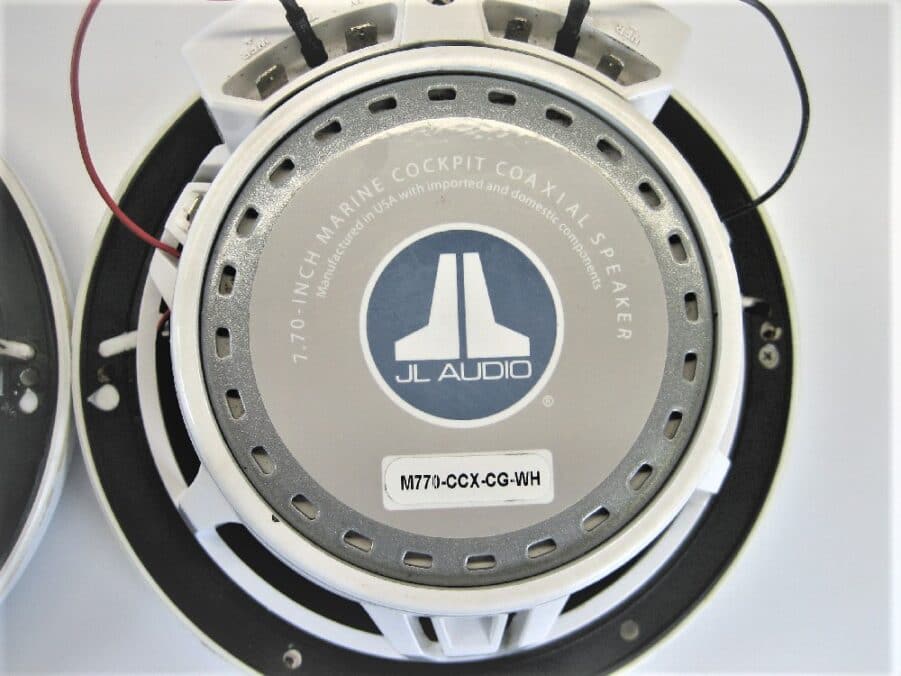 JL Audio M770-CCX-CG-WH - 7.7" Marine Cockpit Coaxial Boat Speaker -PAIR- USED - Image 6