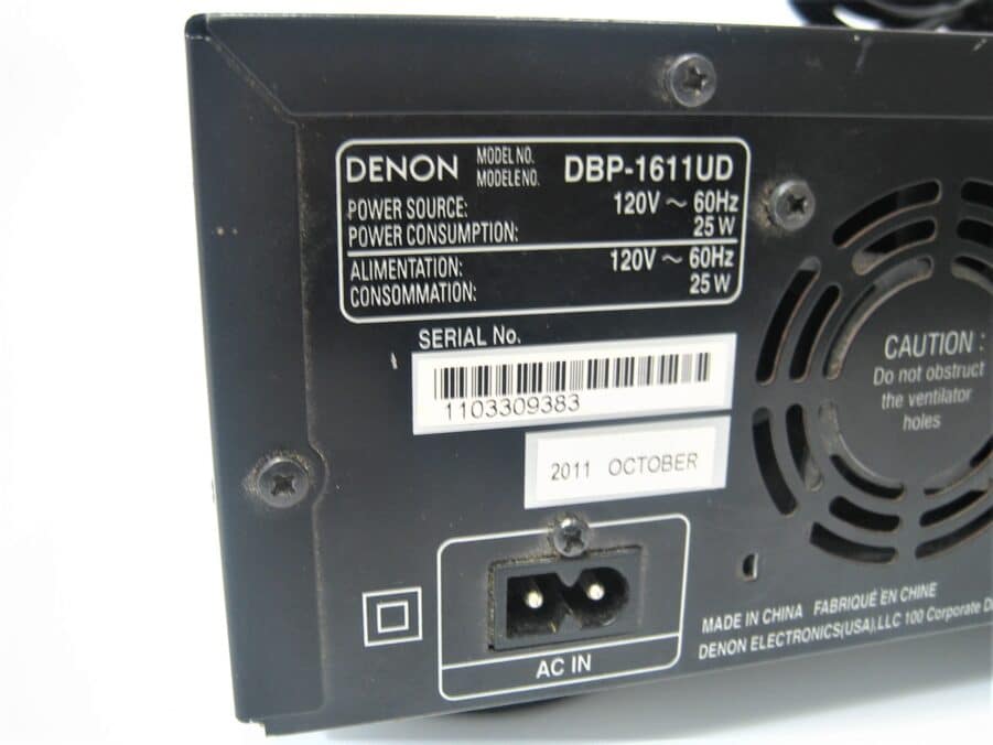 DENON universal player DBP-1611UD HDMI Audio/Video 3D Network Blu-Ray Disc DVD - Image 8