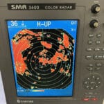 Samyung ENC SMR-3600 4kw 36 mile Radome Color Radar Display ONLY - Image 4