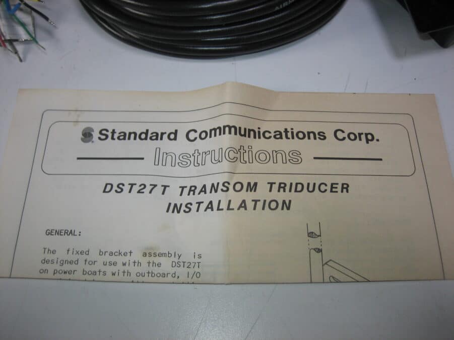 Standard Horizon Transom Mount Transducer - DST27T - NEW, NO MOUNTING HARDWARE - Image 3