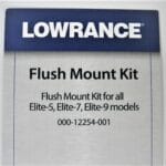 Lowrance Elite 5/7/9 Series Flush Mount Kit 000-12254-001 - New - Free Shipping - Image 3