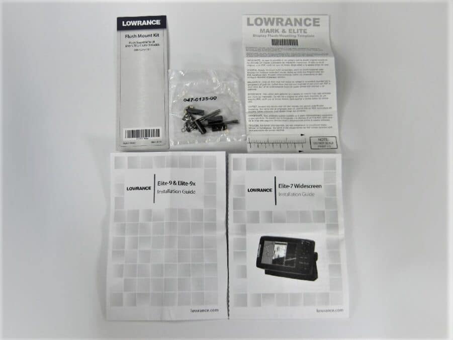 Lowrance Elite 5/7/9 Series Flush Mount Kit 000-12254-001 - New - Free Shipping