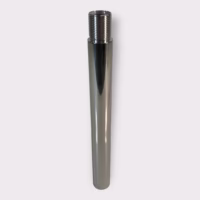 Stainless Steel 10-7/8"" Antenna Extension Tube (1"-14 Thread) **New**