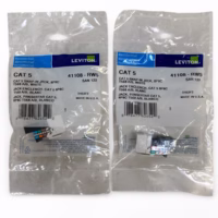 Leviton 41108-RW5 Cat 5 Snap-In Quickport Jack 8P8C T568A/B - White **Lot of 2**