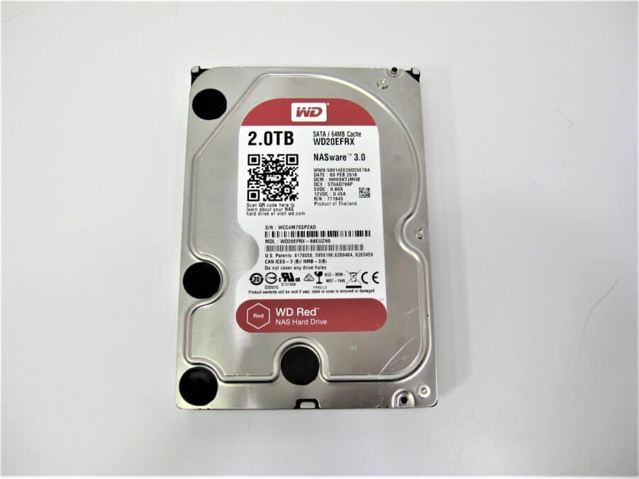Western Digital Red 2 TB Internal 540 RPM 64MB Cache 3.5 (WD20EFRX) Hard Drive