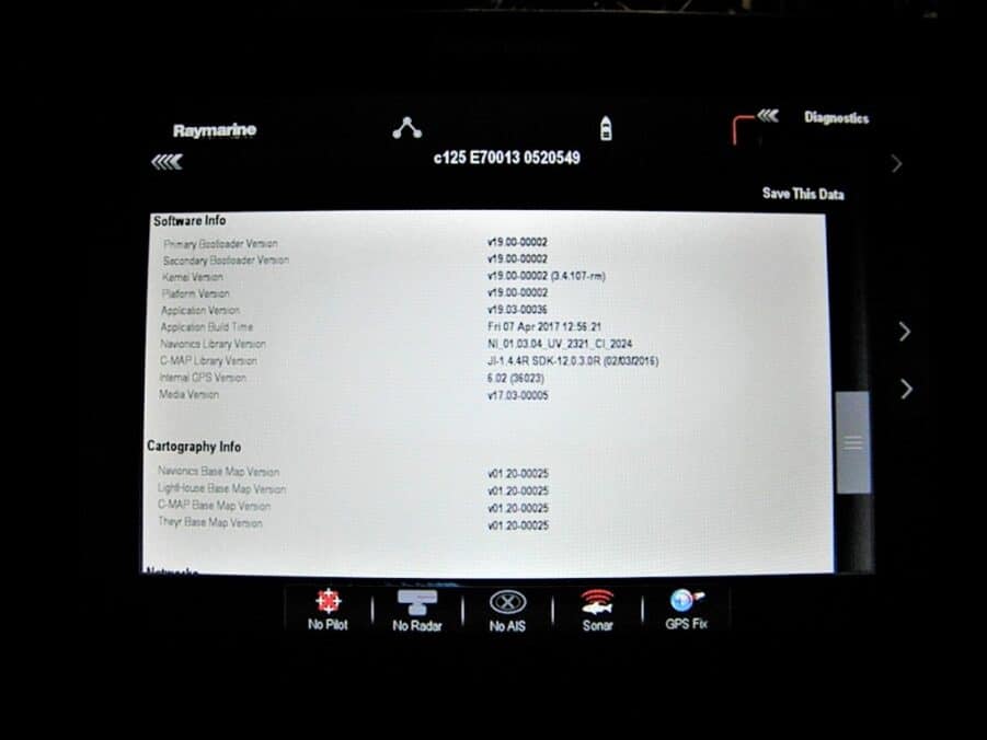 Raymarine C125 Multifunction Display Core - E70013 - Tested - 90 Day Warranty! - Image 12