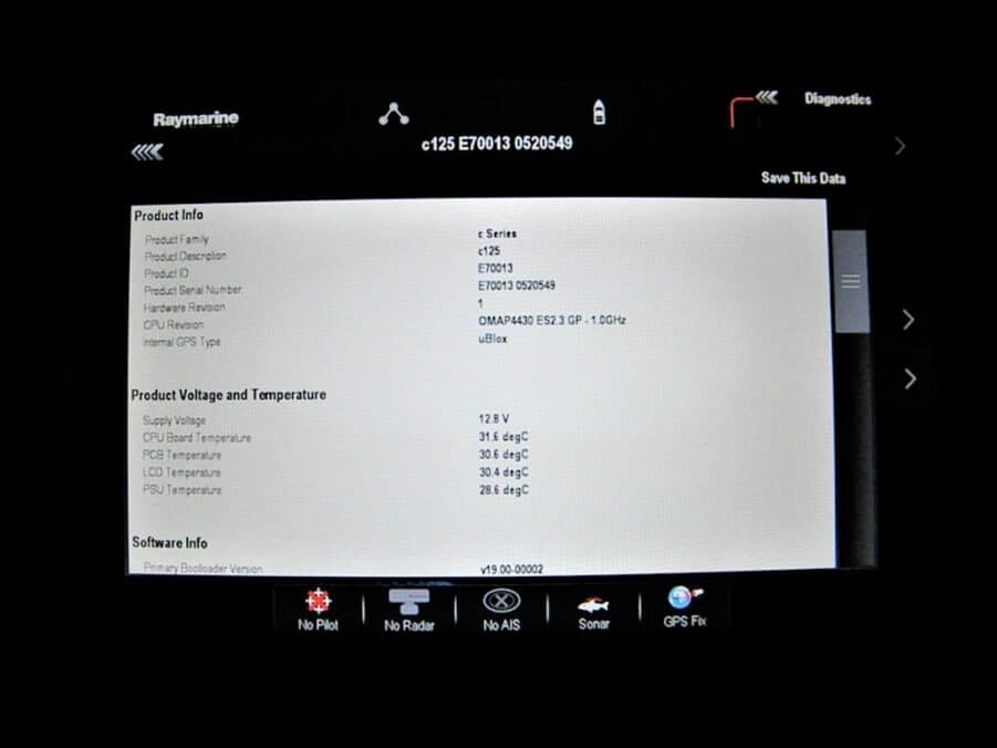 Raymarine C125 Multifunction Display Core - E70013 - Tested - 90 Day Warranty! - Image 11