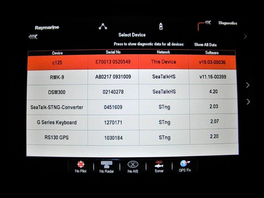 Raymarine C125 Multifunction Display Core - E70013 - Tested - 90 Day Warranty! - Image 10
