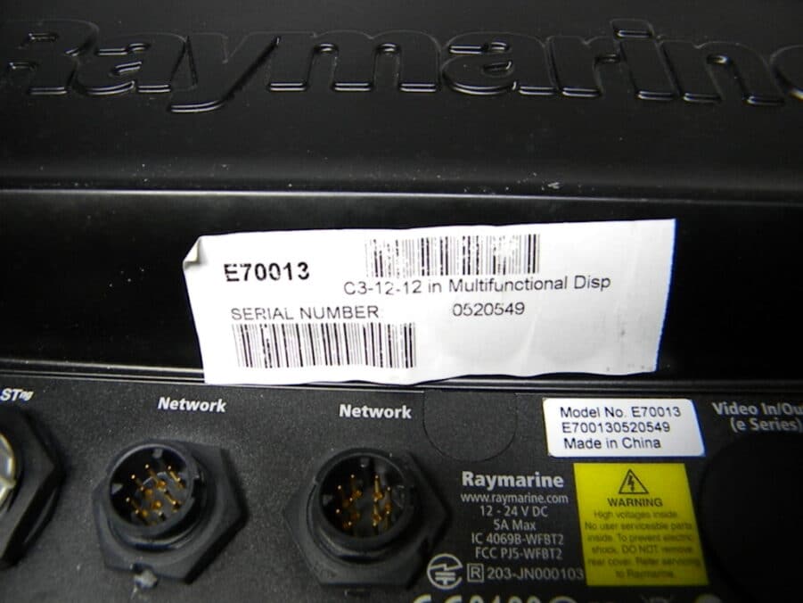 Raymarine C125 Multifunction Display Core - E70013 - Tested - 90 Day Warranty! - Image 6