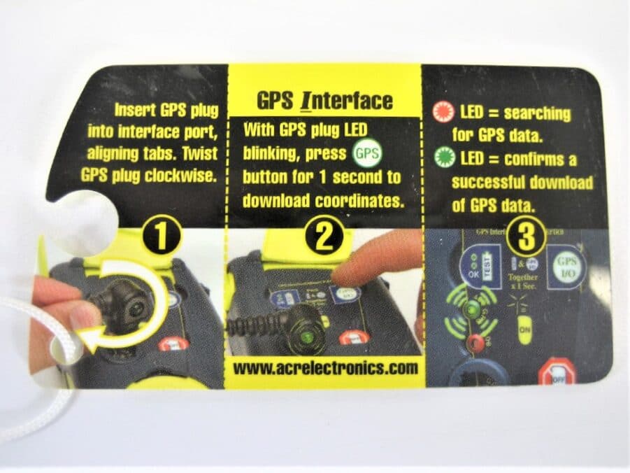 ACR AquaFix 406 Personal Locator Beacon With Onboard GPS - Expired Battery f/ Parts - Image 12