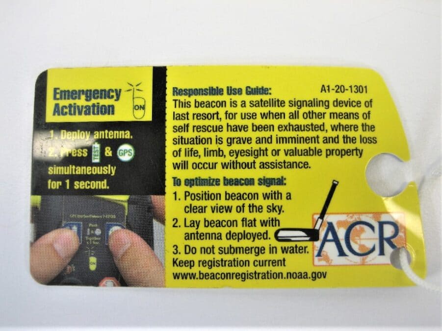 ACR AquaFix 406 Personal Locator Beacon With Onboard GPS - Expired Battery f/ Parts - Image 11