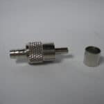 RCA-59C Metal Crimp Connector Male for RG59 w/Furrule Ring - LOT of 70 - NEW - Image 5