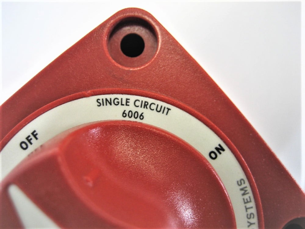 Blue Sea Systems 6006 Boat Marine Single Circuit Switch Used Free