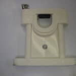 D. Lilly 304 White Plastic Stand-off Bracket Antenna Mount w/Hardware 1" - 1.5" NEW - Image 2