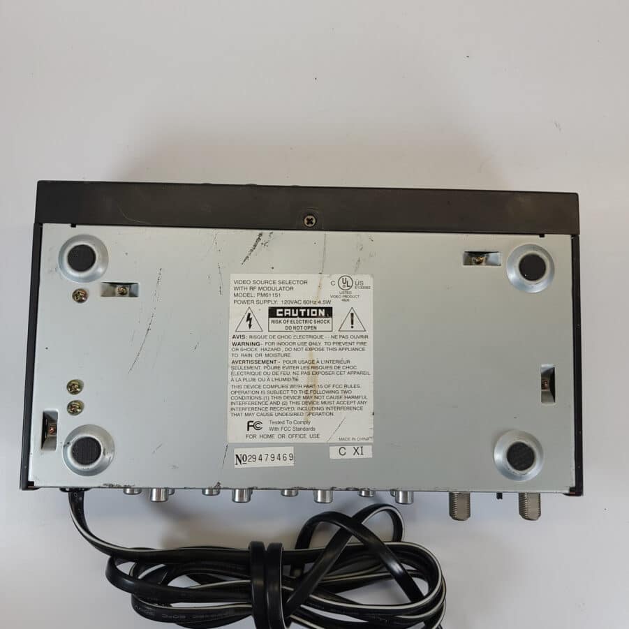 Phillips Magnavox PM61151 Video Source Selector RF Modulator - TESTED - Image 7
