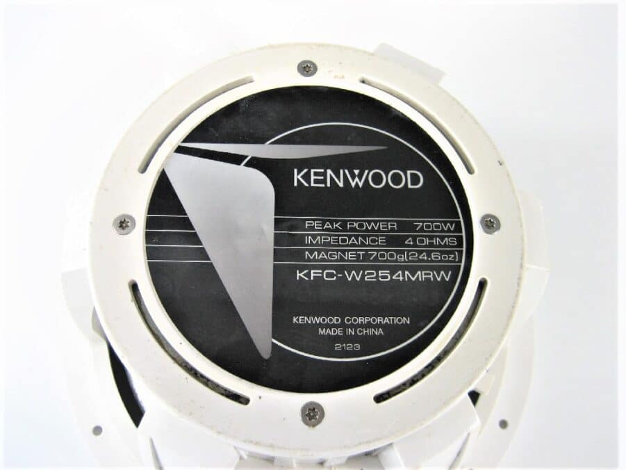 Kenwood KFC-W254MRW 10" Marine Subwoofer - No Grille - White - Free Shipping - Image 5
