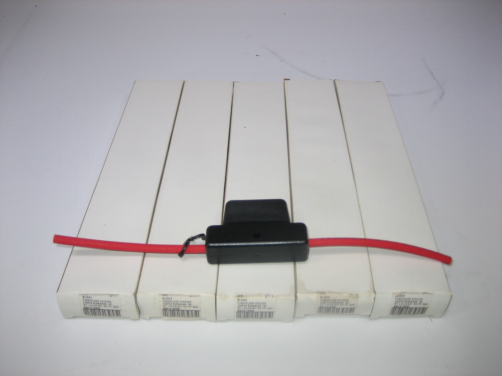 Cooper Bussman *LOT OF 5* HHX Buss Fuseholder with Cover and Leads