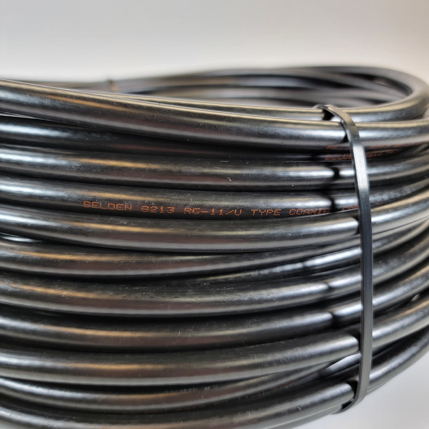 Belden 8213 RG11/U Coaxial Cable w/ FType Male Connectors 150ft