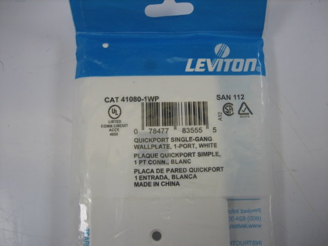 Leviton 41080-IDW – Etichette Per Porte E Finestre – Identificazione Chiara E Professionale