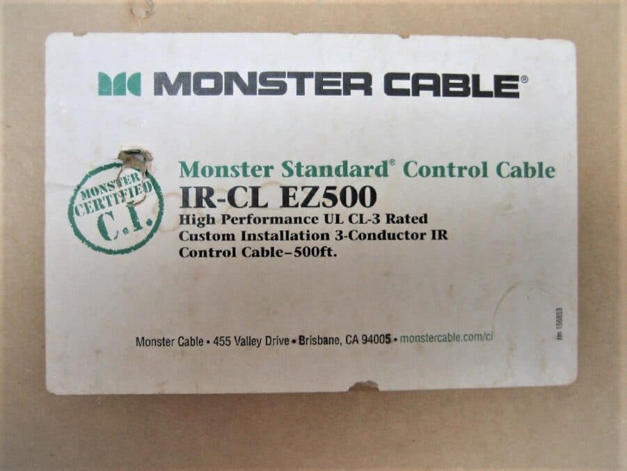 200Ft Monster Standard Control Cable IR-CL EZ500 22/3 22AWG 3-Conductor IR Cable - Image 7