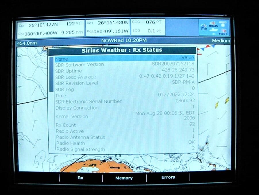 Raymarine E03009 SR100 Sirius Satellite XM/Wx Receiver w/Antenna & Cables-Tested! - Image 13