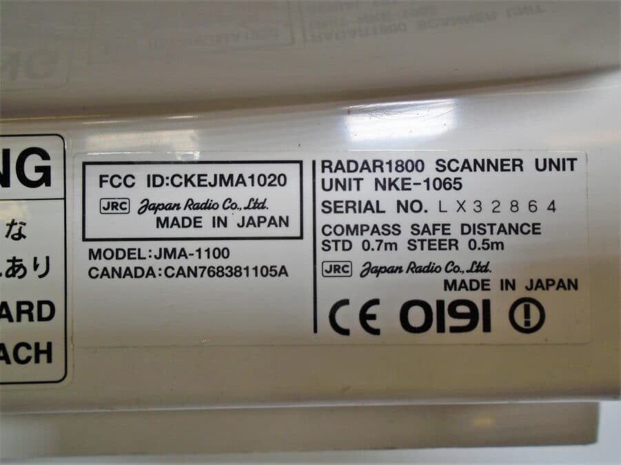 Northstar NKE-1065 2KW Radar (Base ONLY) JMA-1100 Simrad Lowrance Navico - Image 5