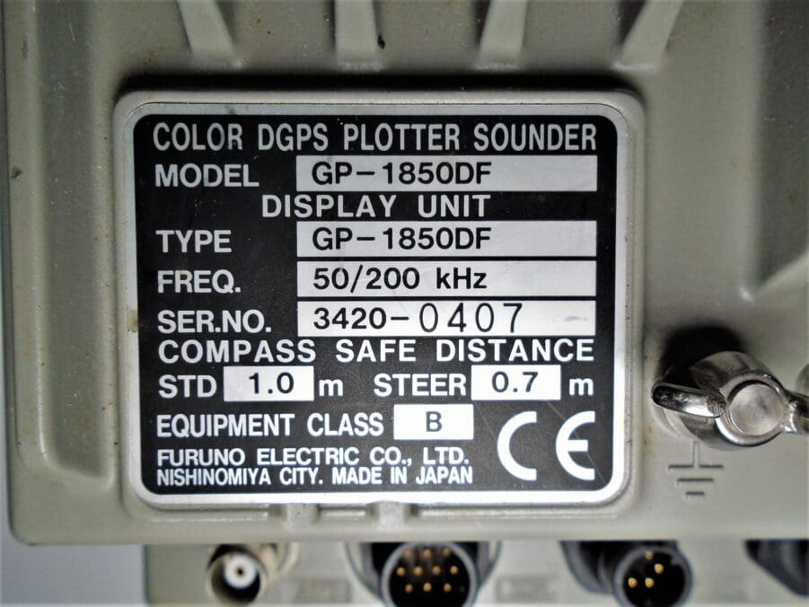 Furuno GP-1850DF Navionics Differential GPS /Chartplotter /Sounder - Tested - Image 13