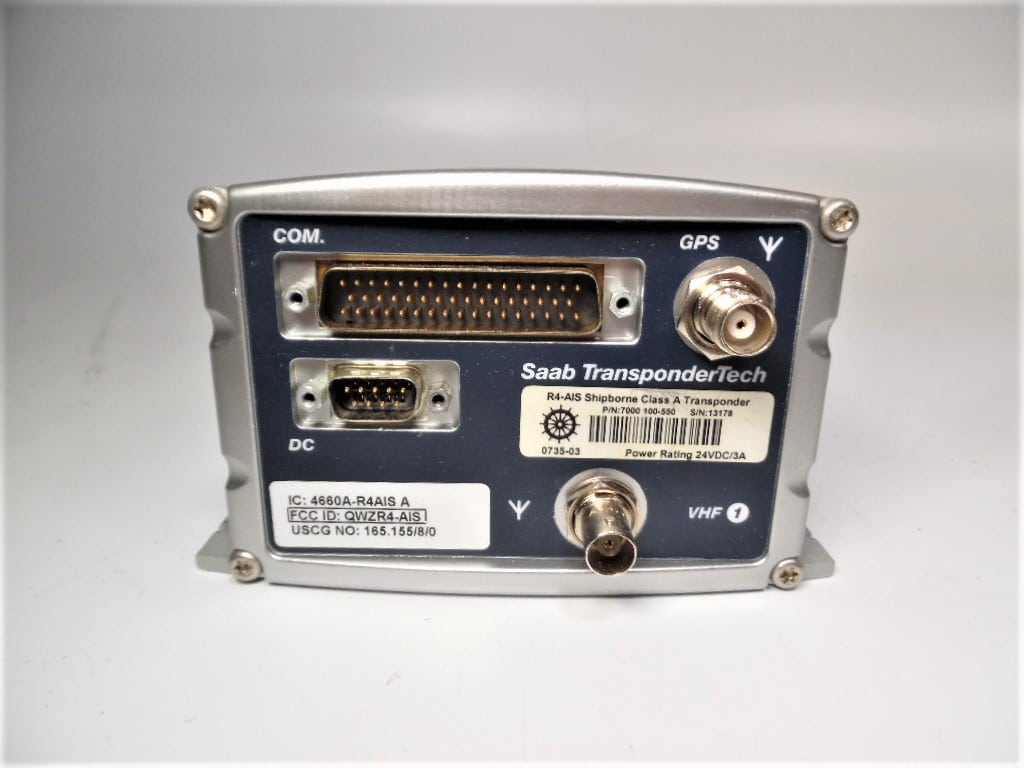 Saab R4 SAAB TransponderTech R4 Shipborne Class A AIS Transponder 7000 100-550 ...