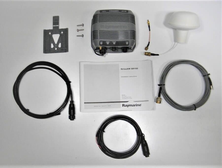 Raymarine SR150 Sirius XM Weather Module w/Antenna & Cables E70161