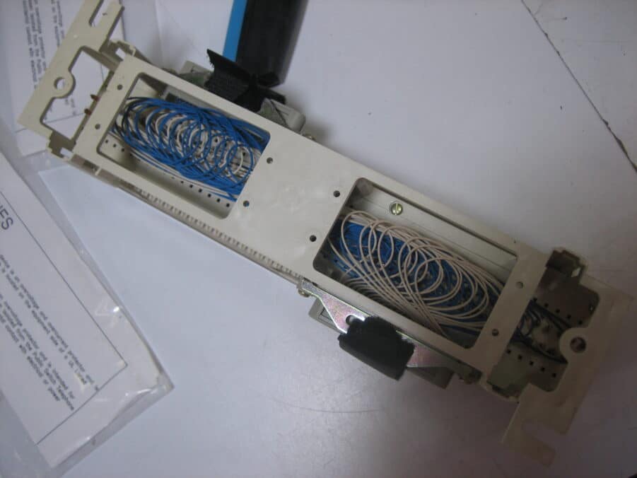 Lot of 66 Punch Down Blocks and Parts for 50 Pair, CAT5, Grounding Strip Cables - Image 13