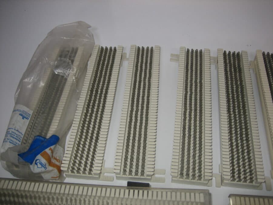 Lot of 66 Punch Down Blocks and Parts for 50 Pair, CAT5, Grounding Strip Cables - Image 10