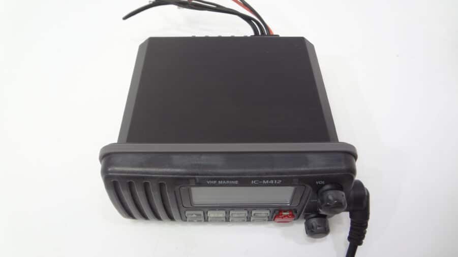 Icom IC-M412 Submersible VHF Marine Radio Transceiver Unit w/ HM-164B Hand Mic - Image 3