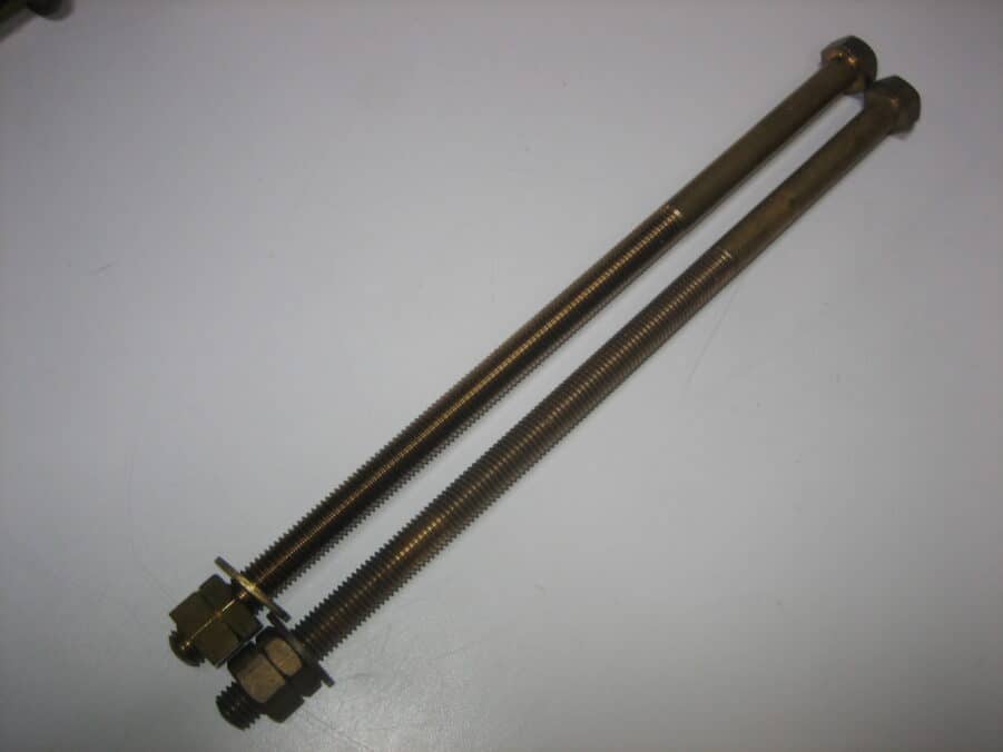 Furuno Airmar Transducer Installation Stud Kit M12x1.75 300mm Bronze Bolts Nuts