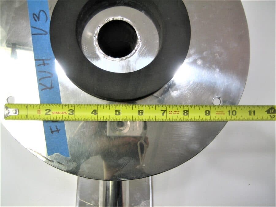 KVH Stainless Steel Angled Riser Mount 15" Sat Domes 5.6" x 9.2" Hole Pattern - Image 11