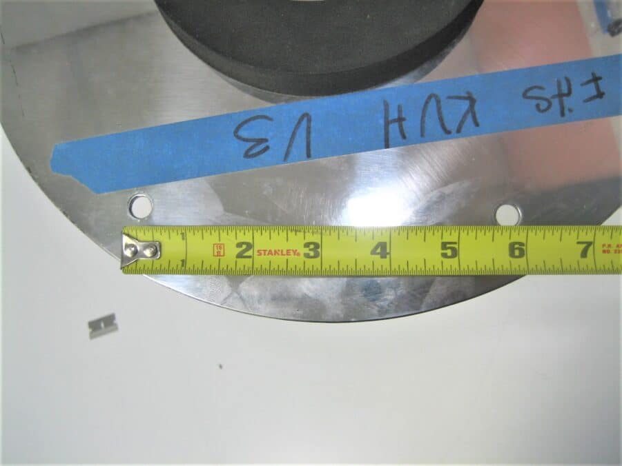 KVH Stainless Steel Angled Riser Mount 15" Sat Domes 5.6" x 9.2" Hole Pattern - Image 10