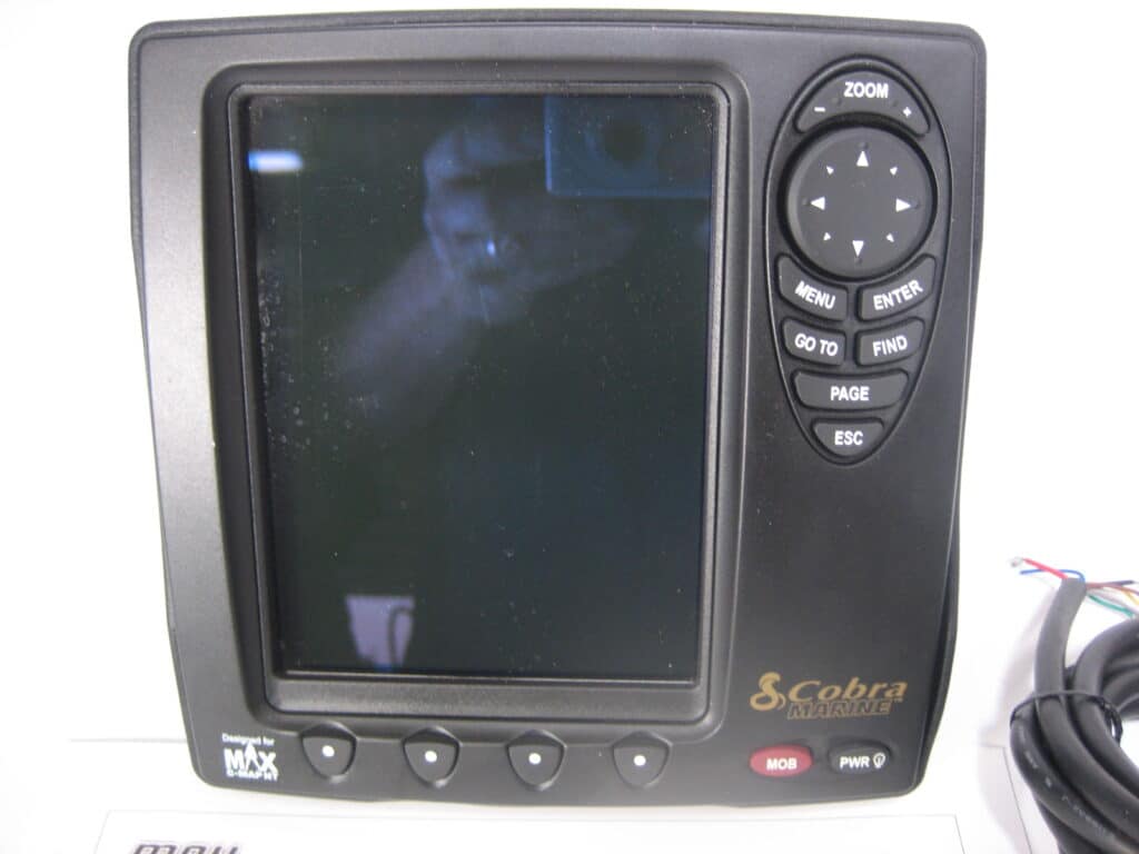 Cobra MC 600Cx GPS Chartplotter HEAD UNIT & POWER CABLE ONLY - Great ...