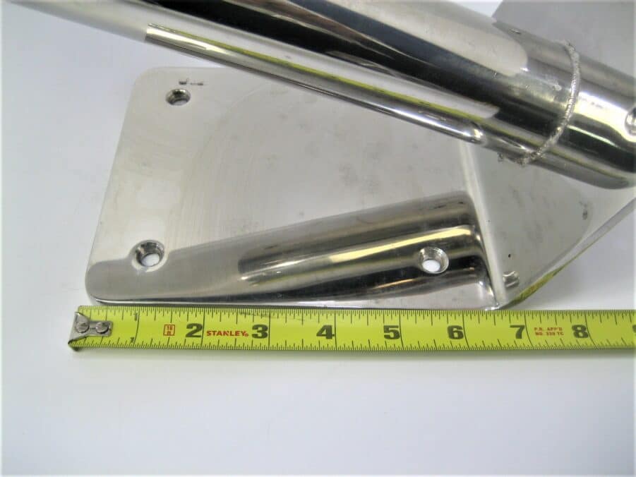 KVH Stainless Steel Angled Riser Mount 15" Sat Domes 5.6" x 9.2" Hole Pattern - Image 7