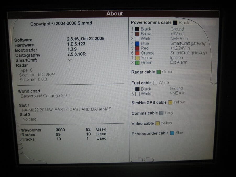 Simrad NX40 (Navman 8084 Northstar M84) MFD Display - Great Working Condition - Image 4