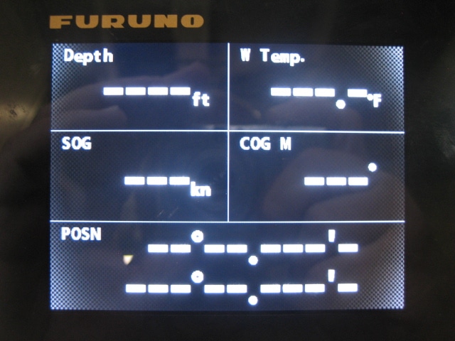 Three Color Instrument Display Furuno- FI-70 - Color Instrument Display / LCD and Face Plate Only ...
